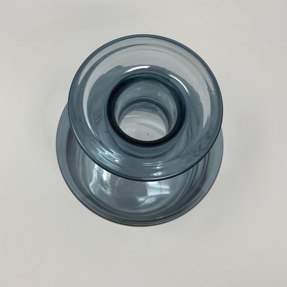 Blue Glass Decorative Vase - Picture 2 of 9